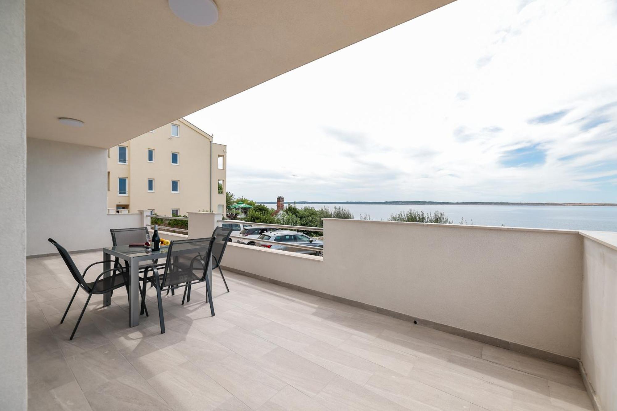 Beachfront Apartments Tic With Seaview Miletici Zewnętrze zdjęcie