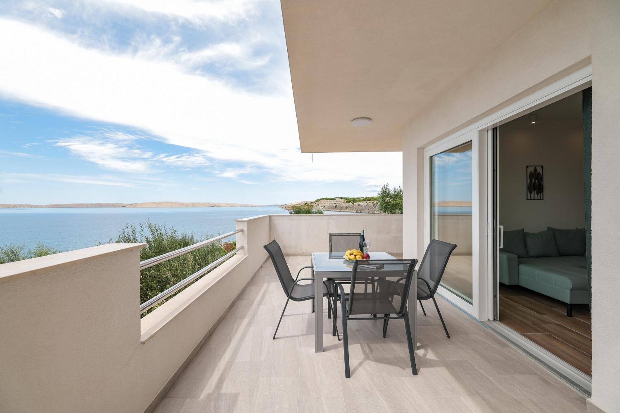 Beachfront Apartments Tic With Seaview Miletici Zewnętrze zdjęcie
